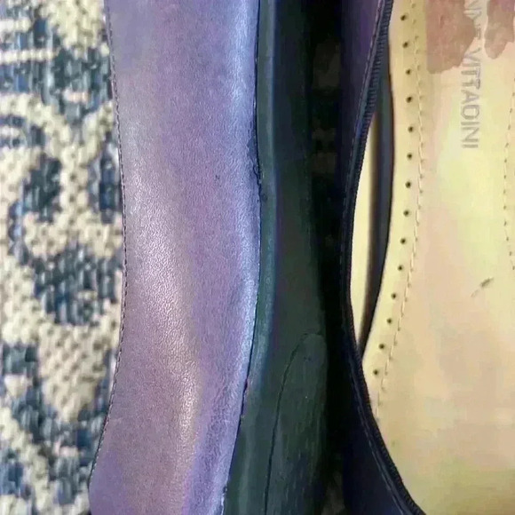 Adrienne Vittadini Blue buckle detail flat shoe Bernadine size 6 - Picture 12 of 14